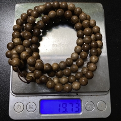 Vòng trầm hương tốc Việt chuỗi 108 hạt 6-7-8li thơm ngọt sâu 061
