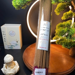 Nhang Trầm Thắp Hương Phúc Lễ thiên nhiên không hóa chất không cuộn tàn 150g 85 cây thịt nhang 25cm thơm ngọt thanh khiết 140