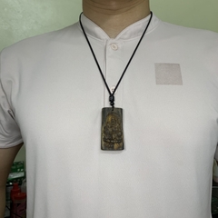 [LIVE] Mặt dây chuyền trầm hương Kì Hải Nam cận chìm khắc hình Phật Di Lạc 129