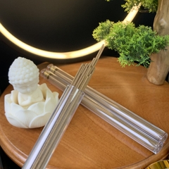 Combo Nhang Trầm Hương Tụ Bảo - Trầm hương Kỳ Hải Nam 1 Vân Mây To + 1 Ống nhang không tăm + 1 Ống nhang thanh CB1