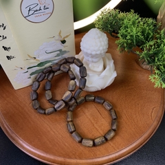 [LIVE] Vòng tay trầm hương Kỳ Hải Nam Tâm Kỳ Dầu dạng trụ trúc thô 9-10li 028