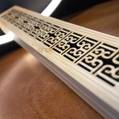 [QÙA TẶNG KHI MUA NHANG] Hộp đế đốt nhang không tăm nhang thanh gỗ, có nam châm, lướt sắt, bông chống cháy