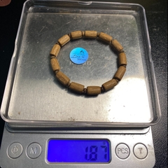Vòng tay trầm hương Terenganu hạt 5li nhỏ tay nữ hoặc trẻ em 055
