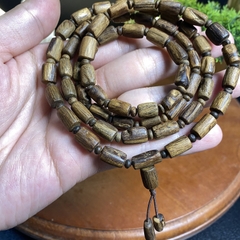Vòng chuỗi trầm hương Rừng tự nhiên Indo Tarakan  5-6li thơm thanh ngọt sâu đeo nam tính mạnh mẽ 058-06