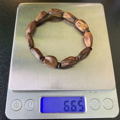 [LIMITED] Vòng trầm hương dạng hạt thô chìm nước Tarakan Indonesia thơm sống ngọt mạnh bốc nặng gần 7g #0004