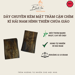 [LIVE] Mặt dây chuyền trầm hương Kì Hải Nam cận chìm khắc hình Công Giáo - Thánh Giá - Chúa Zesu - Đức mẹ Maria Vòng cổ 133