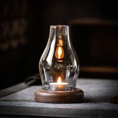 Đèn xông trầm hương đốt trưc tiếp có lỗ thoáng khí kèm nến + đế + lưới + nhíp gắp trầm