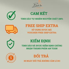 Tinh dầu trầm hương nguyên chất Bách Tín thiên nhiên liệu pháp mùi hương, hỗ trợ giấc ngủ 1-5gram