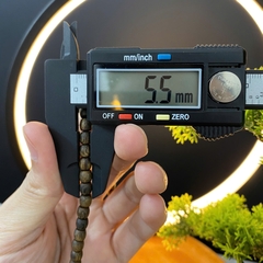 Vòng tay trầm hương Kì Hải Nam cận chìm vòng dài 138 hạt đeo cổ đeo tay 5mm 12gram thơm mạnh 036