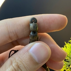 Vòng tay trầm hương Kì Hải Nam cận chìm vòng dài 138 hạt đeo cổ đeo tay 5mm 12gram thơm mạnh 036