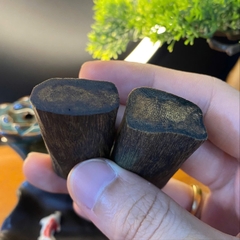 [LIVE] Mặt dây chuyền thô Kì Hải Nam dầu cận chìm đen dầu 8-9g 123