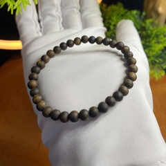 Vòng tay trầm hương Kì Hải Nam chìm nước hạt tròn 5li tay nữ 045