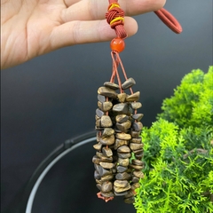 Dây treo ô tô trầm hương phong thủy Kì Hải Nam treo xe hơi, nặng 10-12g thơm sống mạnh dầu đen 119