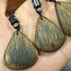 [LIVE] Mặt dây chuyền trầm hương Kỳ Hải Nam đeo cổ hình giọt nước 3-4g 131