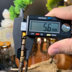 Vòng tay trầm hương Kỳ Hải Nam 108 hạt đốt trúc đều dầu chìm Super King 5li tay nam nữ cuốn 4 -5 vòng