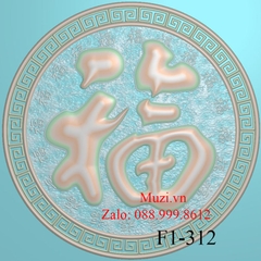 MẪU CNC MẶT DÂY CHUYỀN CHỮ PHÚC (F1-312)