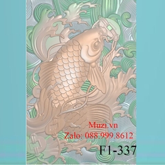 MẪU CNC CÁ CHÉP HÓA RỒNG (F1-337)