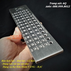 Bàn kéo sợi tròn 4 hàng 52 lỗ - Dụng cụ kim hoàn