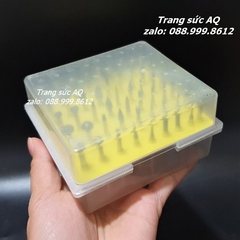 BỘ 50 MŨI MÀI CHẠM KHẮC ĐÁ QUÝ ĐẦU NHỎ