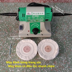 Máy đánh bóng trang sức - đá 2 đầu có điều tốc