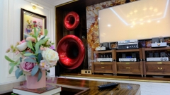 Nội thất chung cư gỗ óc chó Gia Lâm, Hà Nội