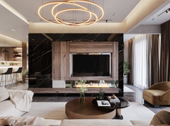 Nội thất biệt thự phong cách hiện đại Bắc Giang