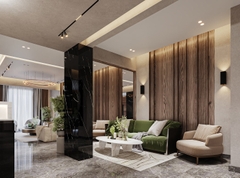 Nội thất biệt thự phong cách hiện đại Bắc Giang