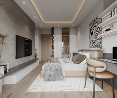 Nội thất nhà phố 3 tầng đẹp