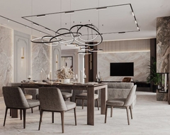Thi công nội thất biệt thự đẹp hiện đại Long Biên