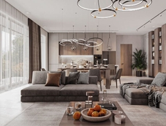 Thi công nội thất biệt thự đẹp hiện đại Long Biên