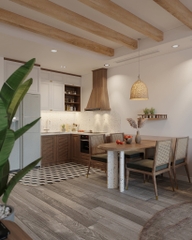 Thi công nội thất chung cư phong cách wasa wabi