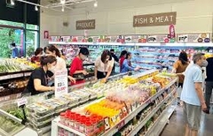 Thi công nội thất siêu thị Aeon MaxValu