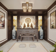 Thiết kế nội thất biệt thự thông tầng Ba Vì