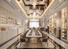 Thiết kế nội thất biệt thự Luxury