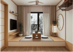 Thiết kế nội thất chung cư kiểu Nhật