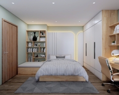 Nội thất chung cư 80m2 Golden palace, Hà Nội