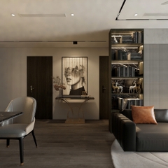 Nội thất chung cư 80m2 Golden palace, Hà Nội