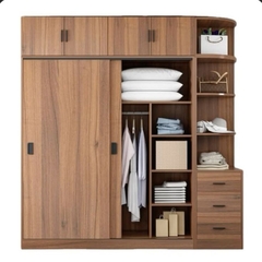 TỦ QUẦN ÁO GỖ CÔNG NGHIỆP CỬA LÙA