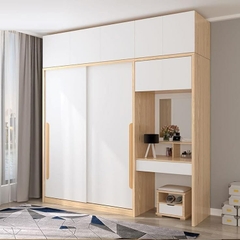 TỦ QUẦN ÁO GỖ CÔNG NGHIỆP CỬA LÙA
