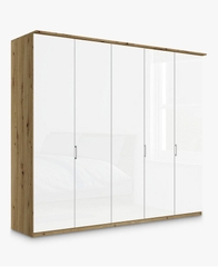 TỦ QUẦN ÁO GỖ CÔNG NGHIỆP 5 CÁNH 5 BUỒNG