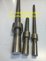 Trục vít me răng vuông sắt, inox