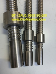 Trục vít me răng vuông sắt, inox