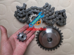 Nhông sên mẫu 35B, độ dầy tùy chọn