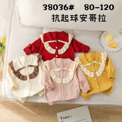 Áo len bé gái cách điệu