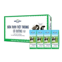 Sữa tươi 100% Mộc Châu CD 180ml
