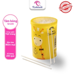 Tăm bông sơ sinh Kichi 200pcs
