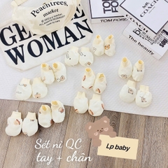 Set bao tay bao chân nỉ cao cấp