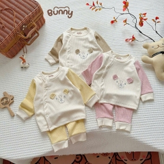 Bộ dài len tăm Bunny (cúc)