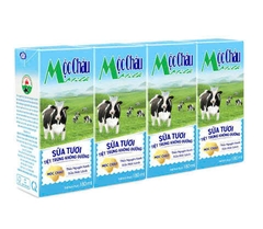 Sữa tươi 100% Mộc Châu CD 180ml
