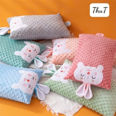 Gối bông cho bé (nhung hạt)